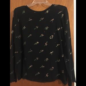 TopShop Boutique Black Embellished Top NWOT